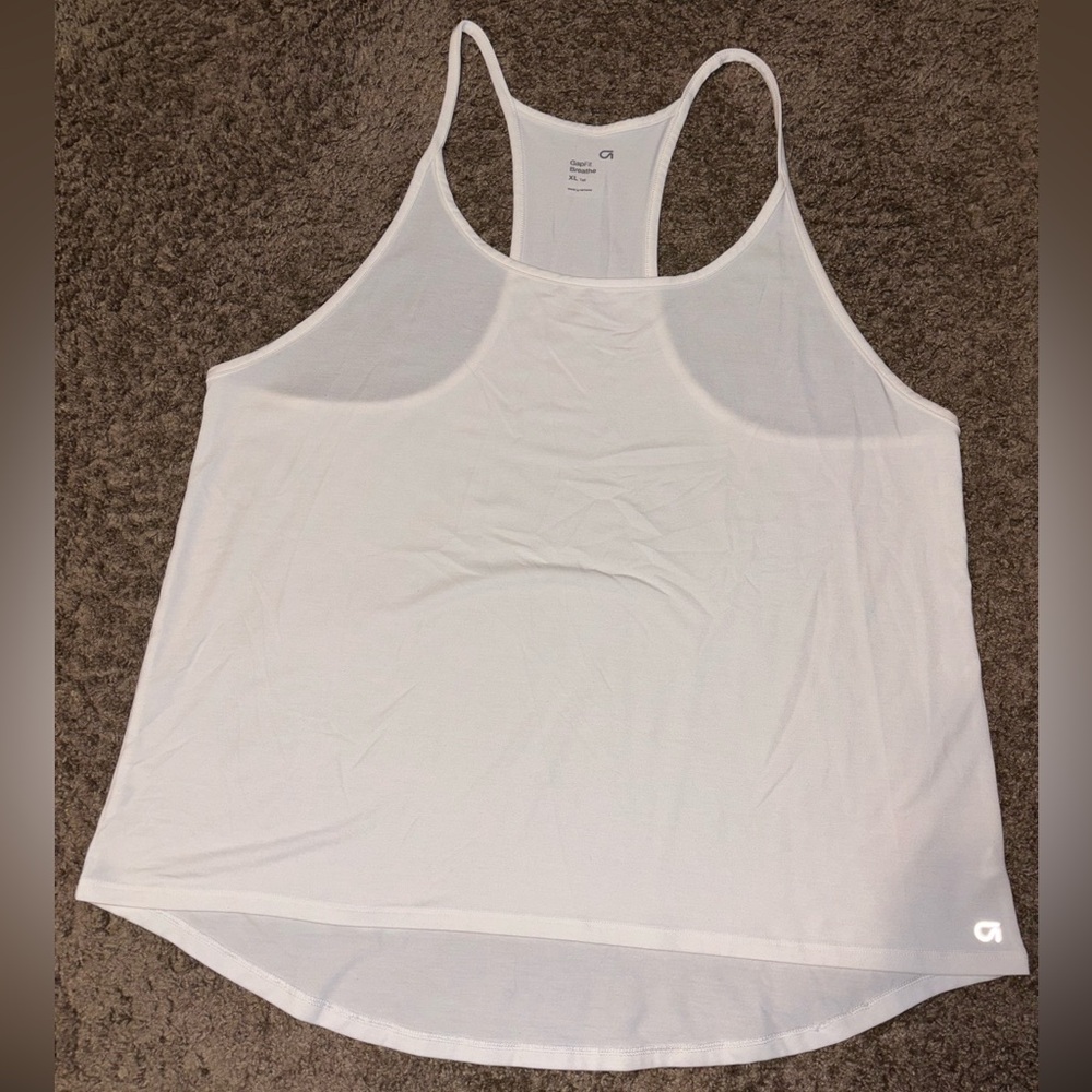 GapFit white tank top, size xl tall